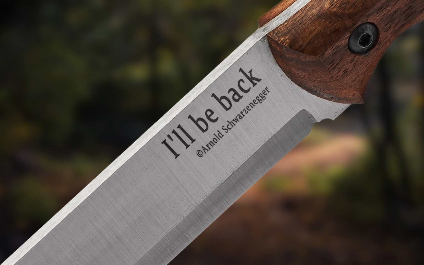 Knife engraving