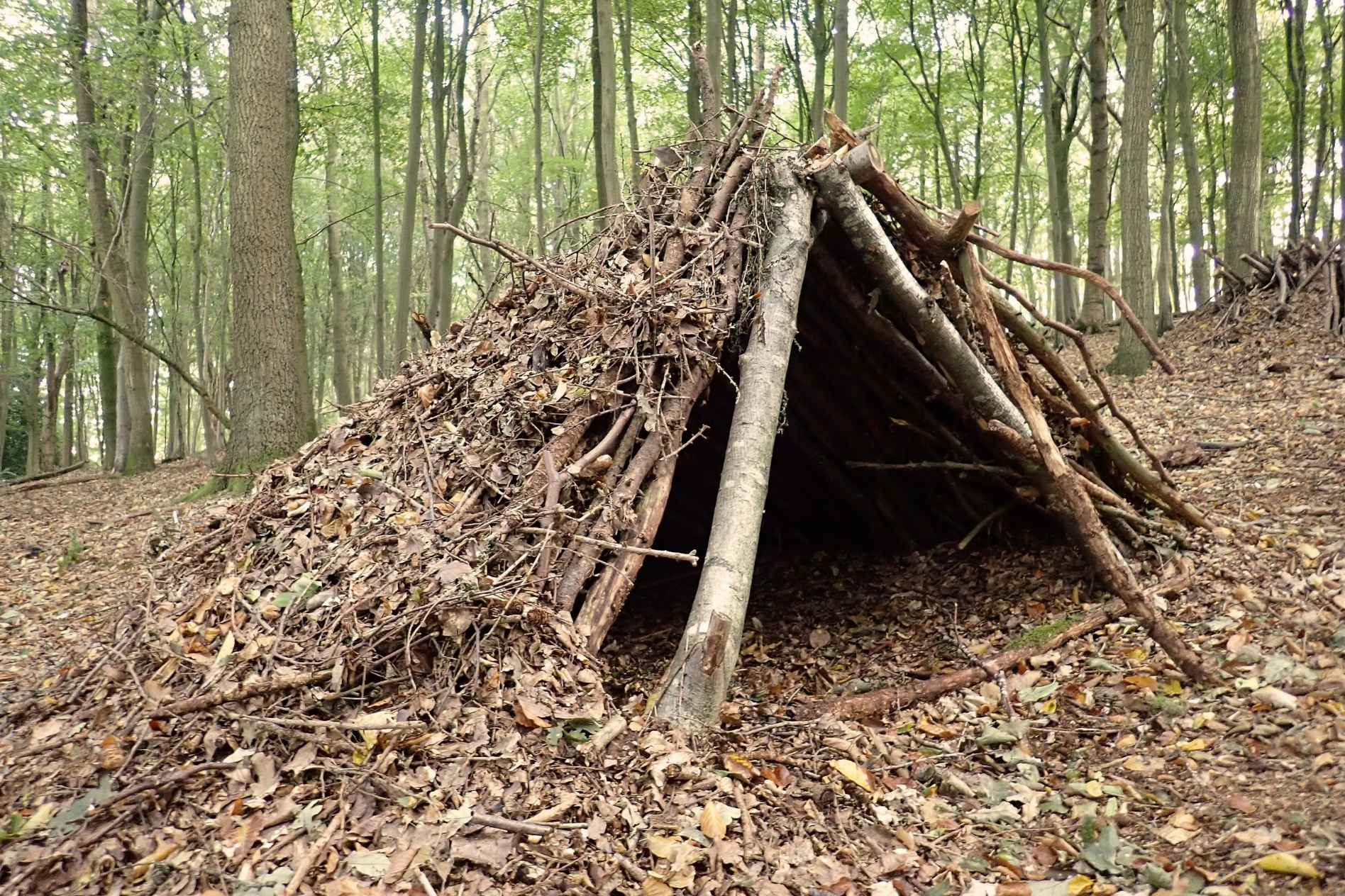 how to build a shelter in nature