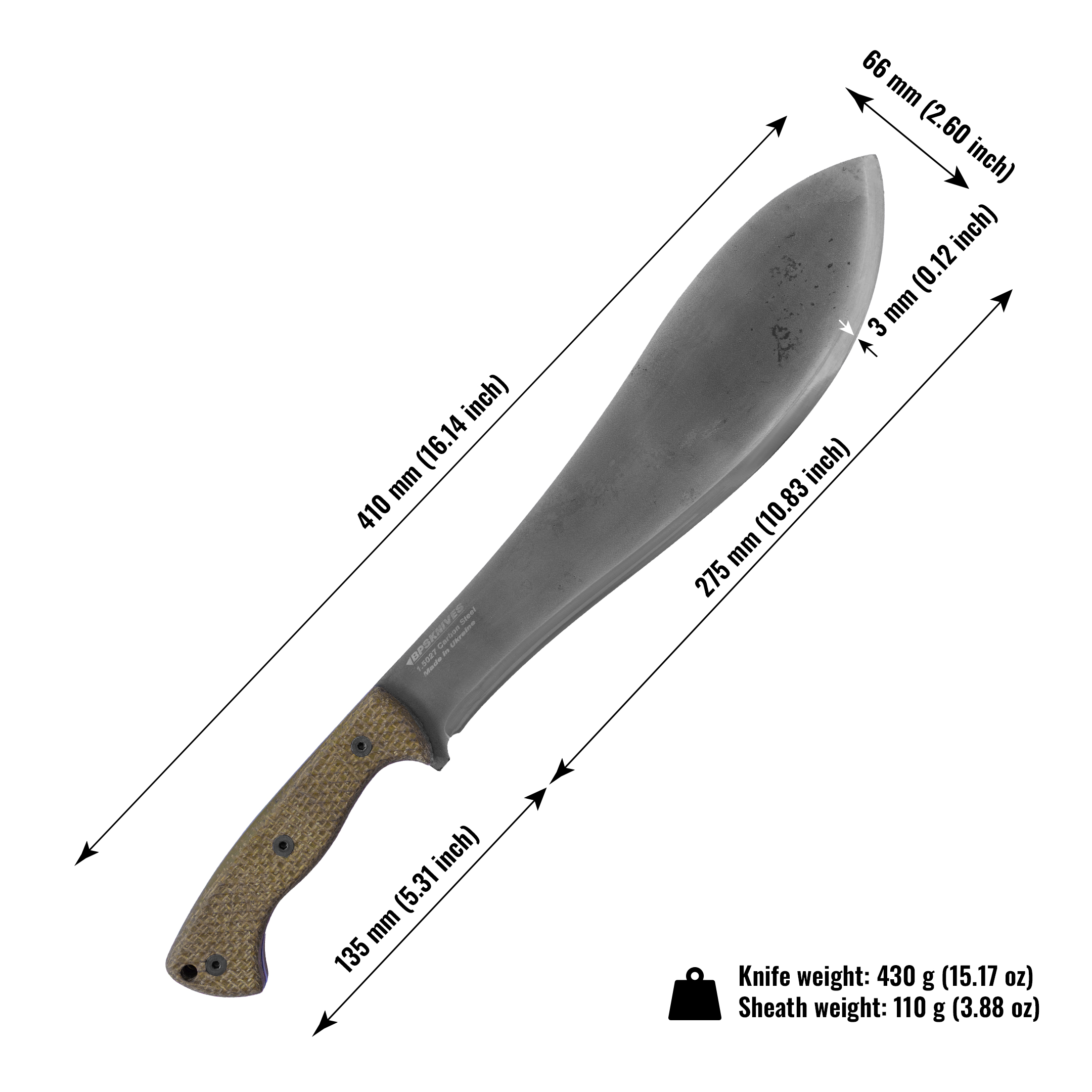 Artboard 2 Machete with sheath